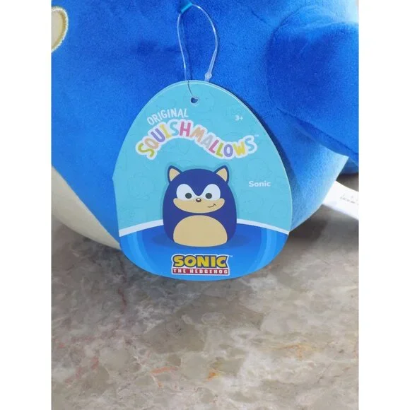Squishmallows Plush 8 Inch Sonic the Hedgehog Soft Stuffed Animal Pal - Picture 4 of 4